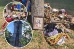 IKONE, RELIKVIJE, SVETI SPISI! Vatrogasci iz svetinje koja je izgorela kod Zrenjanina iznosili najvrednije stvari! (FOTO, VIDEO)