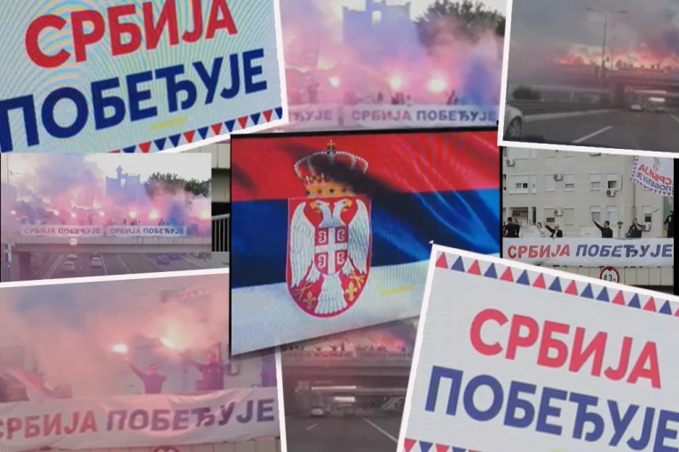 "SRBIJA POBEĐUJE!" Veličanstven prizor u Beogradu - građani poslali najlepšu poruku iz Beograda! (VIDEO)