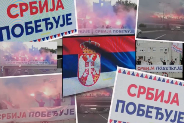 "SRBIJA POBEĐUJE!" Veličanstven prizor u Beogradu - građani poslali najlepšu poruku iz Beograda! (VIDEO)