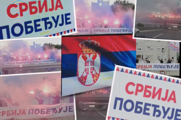"SRBIJA POBEĐUJE!" Veličanstven prizor u Beogradu - građani poslali najlepšu poruku iz Beograda! (VIDEO)