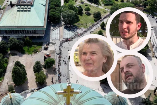 “ČEKAĆEMO I CELU NOĆ AKO TREBA”: Evo šta kažu vernici koji satima stoje u redu da se poklone Pojasu Presvete Bogorodice (VIDEO)