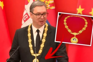 U KINI NEMA VEĆE ČASTI OD OVOG ORDENA, A SAD KRASI PREDSEDNIKA SRBIJE: Zlatno-plavi, na njemu golubica i mnoštvo simbola, svaki šalje duboku poruku (FOTO)