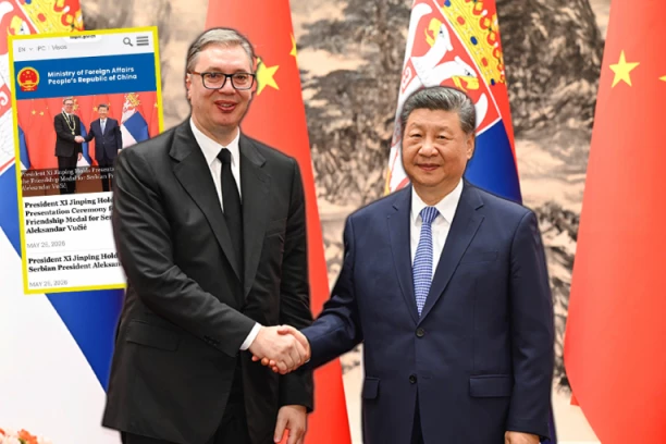ZA KINESKU DIPLOMATIJU, VUČIĆEMO ODLIKOVANJE JE VEST BROJ 1! (FOTO)