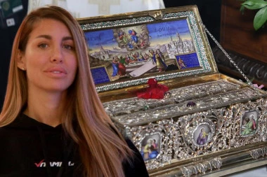 SLOBINA ŽENA CELIVALA POJAS PRESVETE BOGORODICE: Jelena usnimila neverovatan prizor (VIDEO)