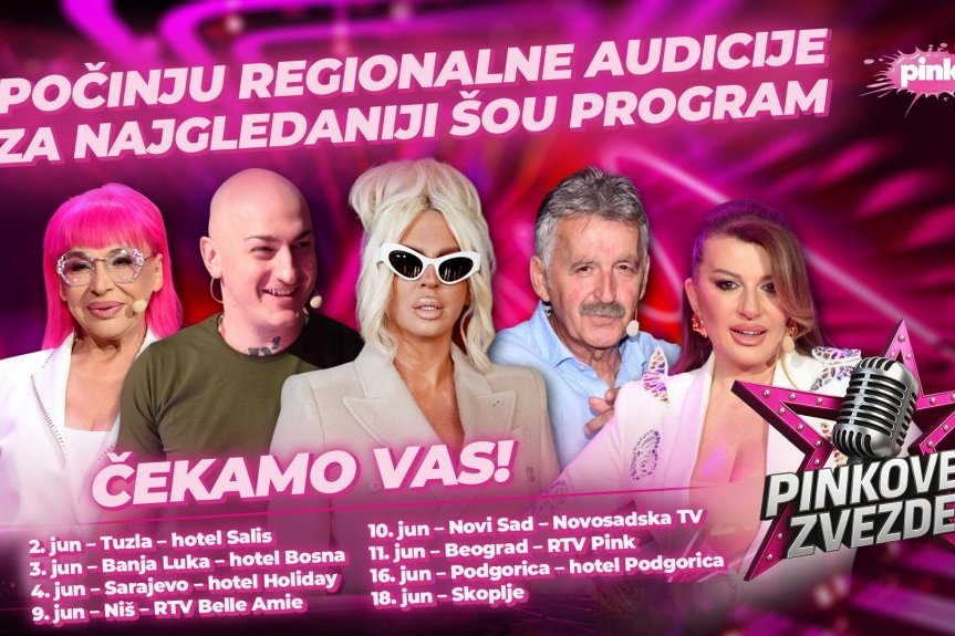 РЕГИОН ИЩЕТ НОВУЮ ЗВЕЗДУ: Начинаются прослушивания "Pinkove zvezde", жюри готово открыть новые имена!