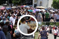SLIKA SRBIJE KOJA JE OBIŠLA SVET: Ne jenjavaju dugi redovi vernika koji čekaju da se poklone Pojasu Presvete Bogorodice