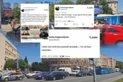 POGAČAR I BOGOSAVLJEVIĆ SE LUDIRAJU U NOVOM SADU: Blokadom raskrsnice maltretiraju građane (VIDEO)