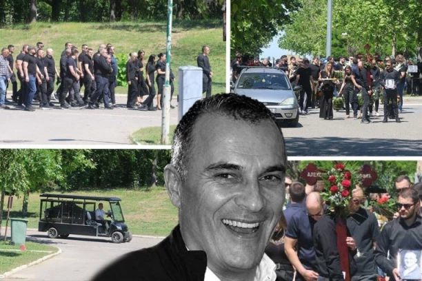 ČLANOVI KEKINE GRUPE U POVORCI! Jelena Nešović grca u suzama, a evo ko se sve pojavio na Bajinoj sahrani! (FOTO)