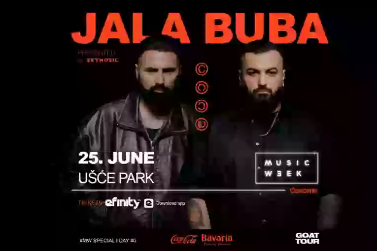 EKSKLUZIVNO SAZNAJEMO! JALA BRAT & BUBA CORELLI 25. juna na specijalnom NULTOM danu Belgrade Music Week 26 na UŠĆU