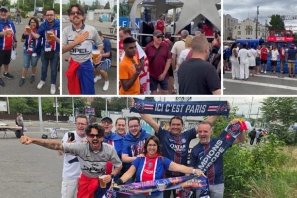 SPORTISSIMO U FAN ZONI PRED FINALE LŠ: Evo šta rade navijači PSŽ i Arsenala, imaju istu strast (VIDEO)