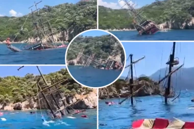 UŽAS U LETOVALIŠTU KOJE SRBI OBOŽAVAJU! Potonuo brod sa 148 putnika! Ljudi iskakali u more i molili za pomoć (VIDEO)