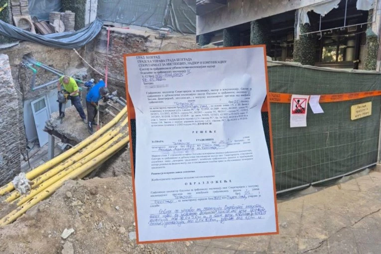 HITNA ZABRANA ZA NELEGALNO GRADILIŠTE ARAMBAŠIĆA: Bahatom ruiniranju na Terazijama je došao kraj! (FOTO)