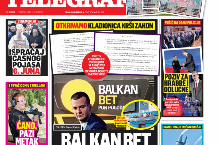 Čitajte u Srpskom telegrafu!