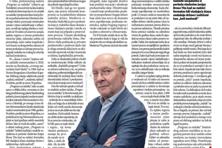STUDENTSKO BLOKADERSKA LISTA JE PROTIV PRIVREDE I PRIVATNOG BIZNISA: "Žele da vrate marksizam i samoupravljanje kao princip odlučivanja" (FOTO)