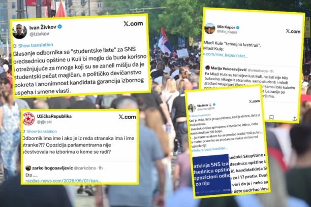 Poruka opozicije "studentskoj" blokaderskoj listi je jasna: Nemojte više da nam prodajete poštenje, danas ste pokazali ko ste i šta ste!