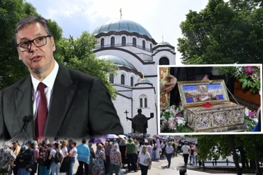 "DA LI VERUJEM U BOGA? VERUJEM" Predsednik Vučić poslao snažnu poruku: Pojas presvete Bogorodice je svetinja! (VIDEO)