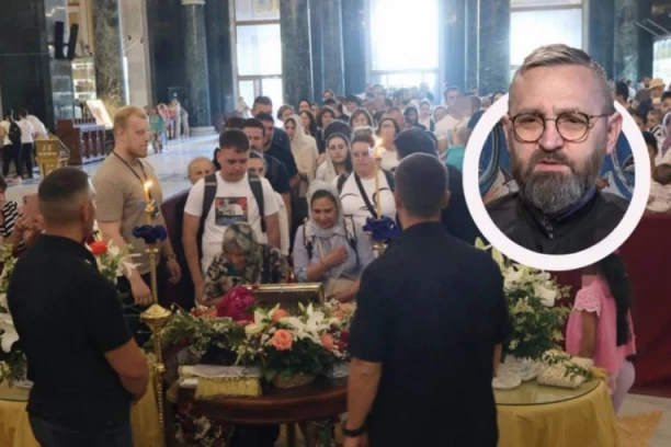 KOJA JE RAZLIKA IZMEĐU POKLONJENJA SVETINJI I FETIŠIZMA? Sveštenik Aleksandar objasnio zašto u celivanju Pojasa Bogorodice nema ni traga od primitivizma