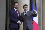 MAKRON STIGAO U CRNU GORU: Jakov Milatović ga dočekao na aerodromu u Podgorici
