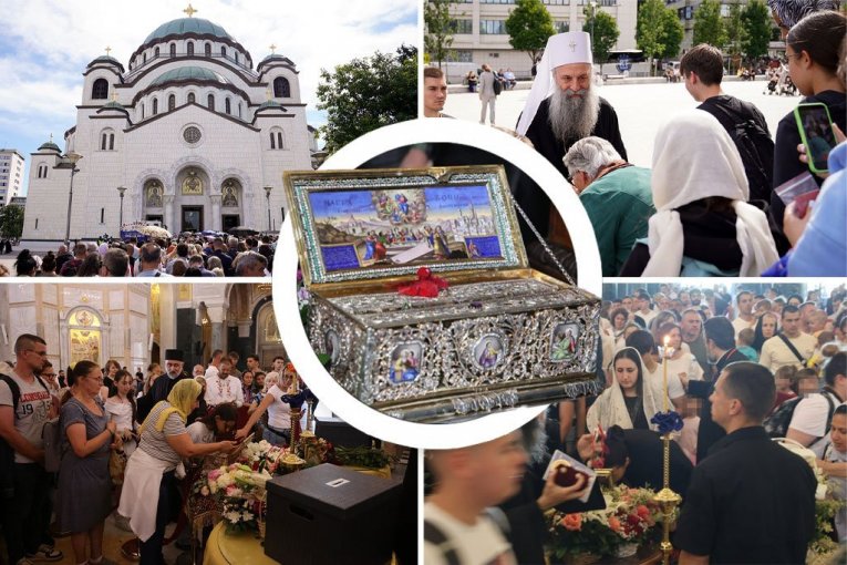 НОВА СРАМОТА БЛОКАТОРА! На скуп их дошло само 8, па бесно НАПАЛИ ВЕРНИКЕ ИСПРЕД ХРАМА У БЕОГРАДУ! (ФОТО)