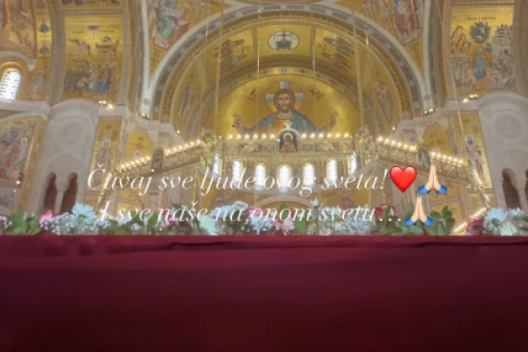 Dragana je danas posetila Hram Svetog Save
