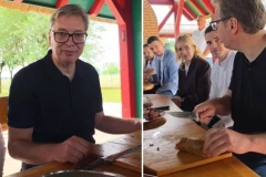 "VRATIO SE U SRBIJU, NE MOGU DA SAKRIJEM SVOJU SREĆU": Vučić se oglasio posle posete Tivtu, pogledajte ŠTA RADI I S KIM JE U DRUŠTVU (VIDEO)