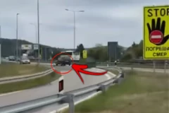 MA, DA LI JE MOGUĆE - SNIMAK ZAPALIO MREŽE! Vozač ušao u kontrasmer na auto-putu i napravio havariju! (VIDEO)