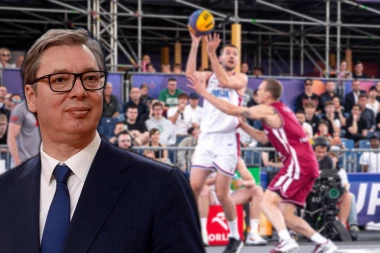 "SRBIJA JE PONOSNA" Predsednik Vučić se oglasio - čestitao basketašima osvojenu medalju (FOTO)