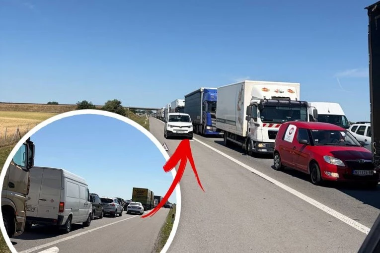 VELIKI UDES NA AUTO-PUTU KOD NOVOG SADA! Ogromne kolone ka Beogradu, saobraćaj otežan! (FOTO)