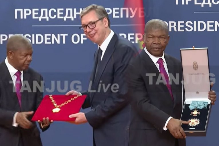 VELIKA ČAST! Ovako izgleda orden kojim će Vučić danas biti odlikovan, a evo koji će orden on uručiti predsedniku Angole (FOTO)