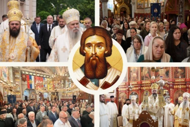 DUH HILANDARA U SRCU TUZLE: U prepunom Sabornom hramu veličanstveno proslavljen veliki jubilej - 850 godina od rođenja Svetog Save (VIDEO)