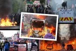 ULICE PRESTONICE PRETVORENE U BOJIŠTE! Demonstranti PALILI kuće, automobile i ulice, grad u POTPUNOM HAOSU! (FOTO, VIDEO)