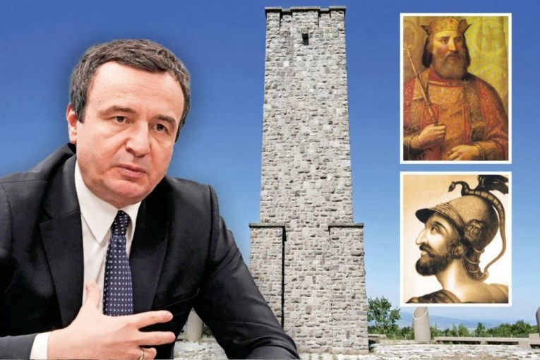 ALBANCI SPREMAJU PODLI ISTORIJSKI FALSIFIKAT! Kurti otima Kosovski boj, Gazimestan, Lazara i Miloša!
