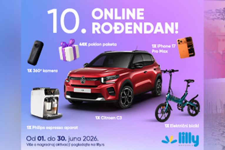 Lilly slavi 10. online rođendan uz spektakularne nagrade za kupce