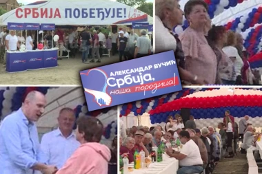 "SRBIJI JE VUČIĆ DONEO UGLED!" Sabor u Umčarima okupio veliki broj građana - moćne poruke sa skupa "Srbija pobeđuje"! (VIDEO)