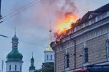 STRAVIČAN NAPAD NA SABORNU CRKVU USPENJA PRESVETE BOGORODICE U KIJEVU! Hitno se oglasio Mitropolit Epifanije - svetinja je u plamenu! (VIDEO)