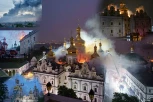 STRAVIČAN NAPAD NA SABORNU CRKVU USPENJA PRESVETE BOGORODICE U KIJEVU! Hitno se oglasio Mitropolit Epifanije - svetinja je u plamenu! (FOTO, VIDEO)