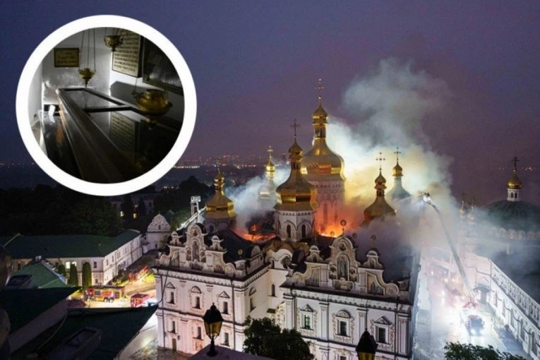 ŠTA SE DEŠAVA SA ISCELITELJSKIM MOŠTIMA 123 SVETITELJA U KIJEVSKO-PEČERSKOJ LAVRI: Hitno se oglasio episkop Avramije posle stravičnog požara u svetinji (VIDEO)