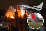 POGLEDAJTE PAD MOĆNOG RUSKOG BOMBARDERA! Učestvovao je u napadu na Ukrajinu kada je gorela PRAVOSLAVNA SVETINJA? (FOTO, VIDEO)