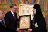 "BESKRAJNO ZAHVALAN NA PODRŠCI SRPSKOM NARODU!" Vučić se sastao  sa patrijarhom sve Gruzije Šiom III! (FOTO)