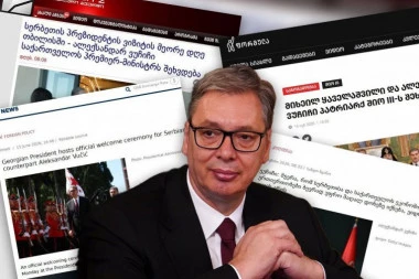 TEMA BROJ JEDAN U SVIM MEDIJIMA! Poseta predsednika Vučića Gruziji centralno interesovanje! (FOTO)