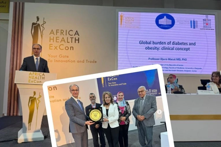 MACUT U KAIRU DOBIO POSEBNO PRIZNANJE: Premijer Srbije govorio na najvećem medicinskom skupu u Africi (FOTO)