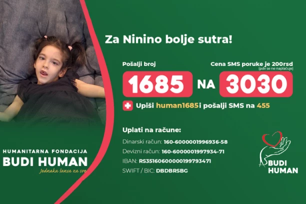 SRBIJO, POMOZIMO MALOJ NINI! Od rođenja se bori sa teškim bolestima, a sada joj je potrebna pomoć svih nas