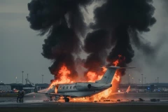 PAO AVION, IMA MRTVIH! Horor u Varšavi: Letelica se zapalila!