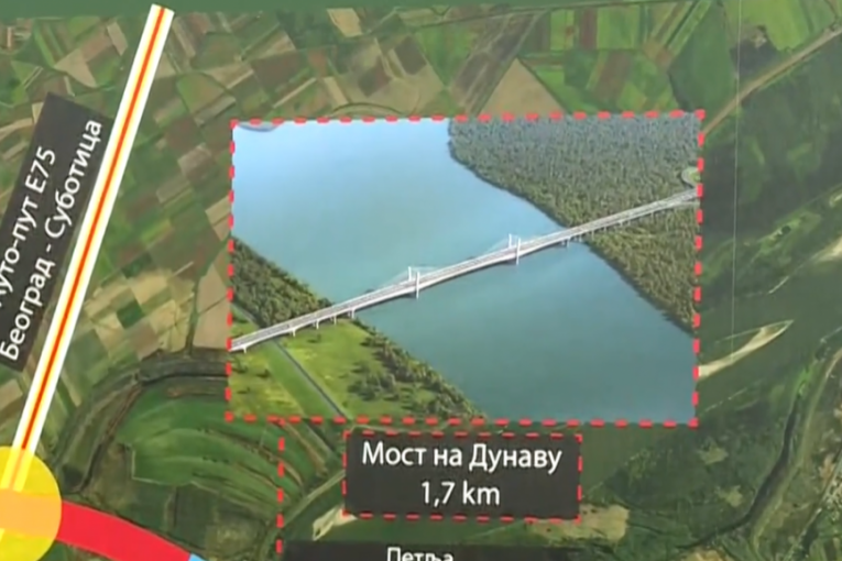 Vučić  obilazi radove na izgradnji Fruškogorskog koridora i mosta preko Dunava kod Petrovaradina