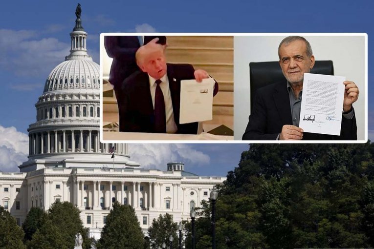 ОВО СУ СНИМЦИ ЗА ИСТОРИЈУ! Бела кућа објавила снимак када је Трамп потписао меморандум о разумевању, документ потписао и председник Ирана (ВИДЕО)