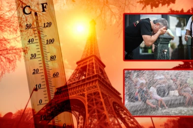 FRANCUSKA GORI! Temperatura obara SVE rekorde, zatvorene škole, otkazani festivali, Makron izdao HITNO UPOZORENJE! (FOTO, VIDEO)