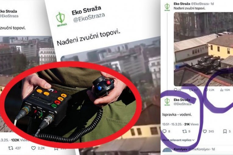 EKO STRAŽA PISALA, PA ISPRAVLJALA?! Još jedan važan dokaz planiranja laži o "zvučnom topu" (FOTO)