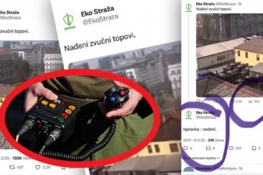 EKO STRAŽA PISALA, PA ISPRAVLJALA?! Još jedan važan dokaz planiranja laži o "zvučnom topu" (FOTO)