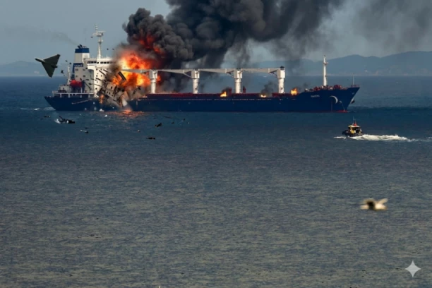 KAKO ĆE ERDOGAN REAGOVATI? Rusi dronom pogodili brod u turskom vlasništvu, poginuo kuvar (FOTO, VIDEO)