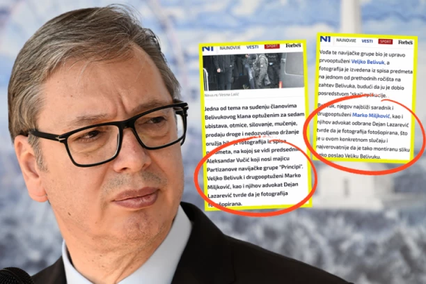 NOVO CRTANJE METE! N1 naslovom Belivuka lepi Vučiću, a u tekstu stoji da je FALSIFIKAT! BRUTALNI LINČ BLOKADERA U RASULU